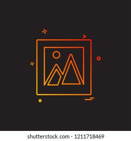 Image icon design vector