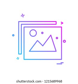 Image icon design vector