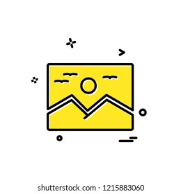 Image icon design vector