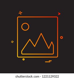 Image icon design vector