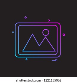 Image icon design vector