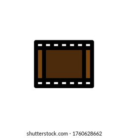 Vector de logotipo de Ilustración plana con icono de imagen
