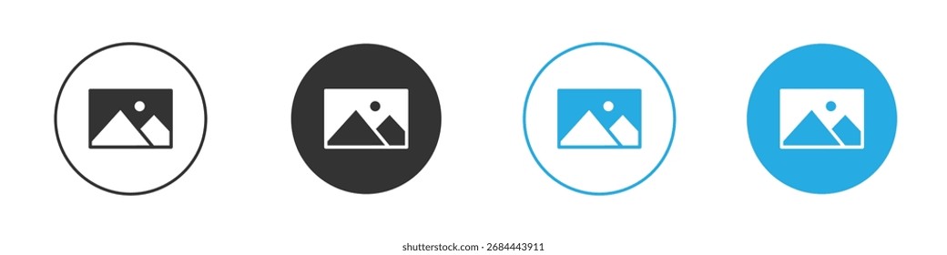 Image icon. Graphic icon design template