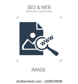 image icon. high quality filled image icon on white background. from seo web collection flat trendy vector image symbol. use for web and mobile