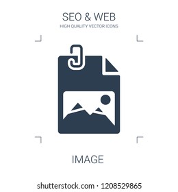 image icon. high quality filled image icon on white background. from seo web collection flat trendy vector image symbol. use for web and mobile