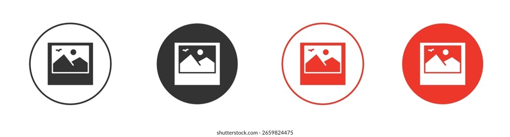 Image icon for logo, vector sign symbol for design
