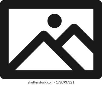 Image icon, photo icon, picture icon 