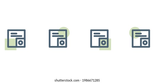 Image icon set for applications, websites, mobile applications, advertisements, presentations and many more. Editable and resize able.