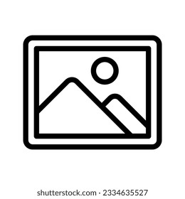 Icono de imagen. inicio de sesión para concepto móvil y diseño web. ilustración vectorial