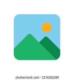 Image icon. Subtable to place on photography, picture, etc.