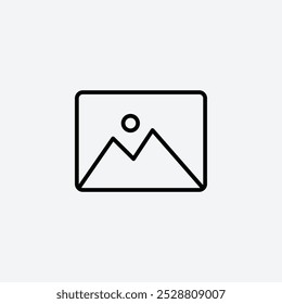 Image icon in tree different line stroke sizes.