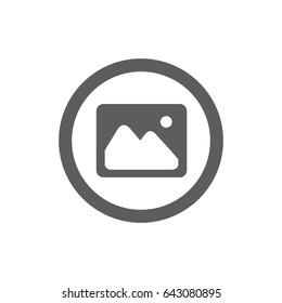 Image Icon in trendy flat style isolated on white background. Award symbol for your web site design, logo, app, UI. Vector illustration, EPS10.