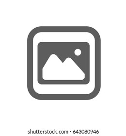 Image Icon in trendy flat style isolated on white background. Award symbol for your web site design, logo, app, UI. Vector illustration, EPS10.
