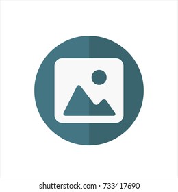 Image icon in trendy flat style isolated on white background. Image icon symbol for your web site design,Image logo, app, UI. Vector illustration, Image icon eps10. 
