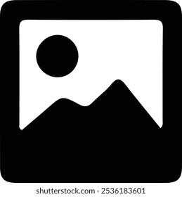 Image icon vector image. Can also be used for picture editing. Suitable for use on web apps, mobile apps and print media.
