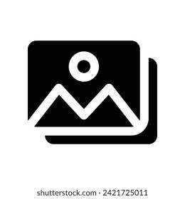 image icon. vector glyph icon for your website, mobile, presentation, and logo design.