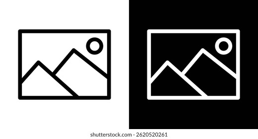 Vector del icono de la Imagen, Plantilla del logotipo de la ilustración en estilo moderno
