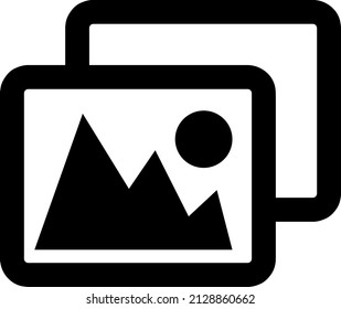 icono de imagen. Ilustración vectorial sobre fondo blanco..eps
