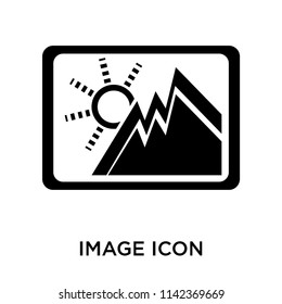 Image icon vector isolated on white background for your web and mobile app design, Image logo concept