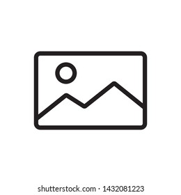 Image icon - Vector. Photo concept vector illustration.