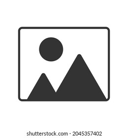Image icon. Image vector icon. photo gallery icon vector. Vector illustration isolated on white background.