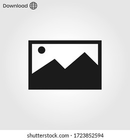 Image icon vector . Picture sign