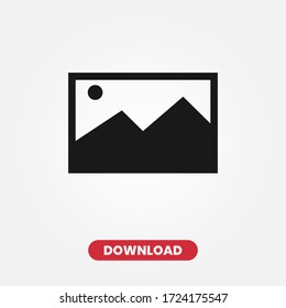 Bildsymbol, Vektorgrafik. Bildzeichen