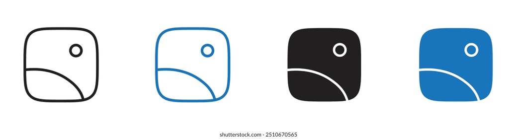 Image icon Vector set outline