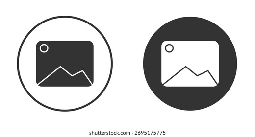 colección de iconos de Imagen. Iconos planos rellenos
