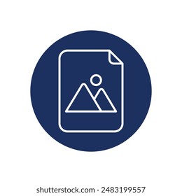 Image icons vector stock illustration.