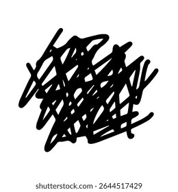 Image icons of worry and dissatisfaction. Icon illustration of mopey and stressed emotions. Hand drawn vector illustration.