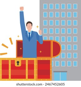 Image illustration of acquiring excellent human resources