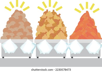 Image illustration of all-you-can-stuff potatoes, onions and carrots
