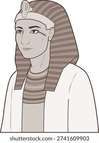 Image illustration of an ancient Egyptian pharaoh