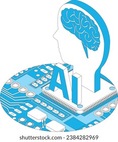 Image illustration of artificial intelligence technology