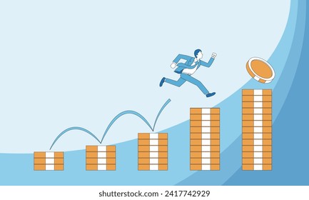 Image illustration of asset formation