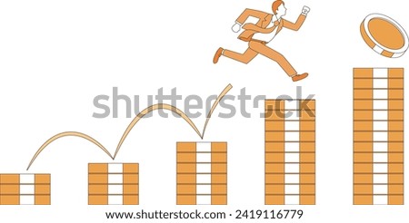 Image illustration of asset formation