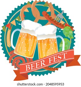 Image illustration of beer festival