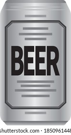 Image illustration of canned beer (front)