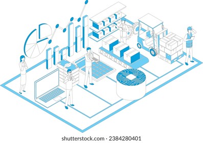 Image illustration of centralized information management