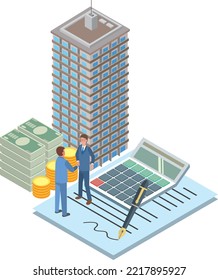 Image illustration of condominium purchase
