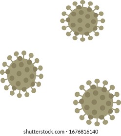 It is an image illustration of COVID-19.