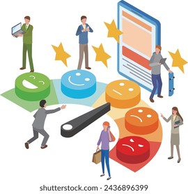 Image illustration of customer satisfaction
