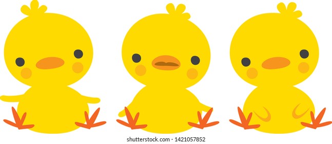 Image illustration of a cute chick
