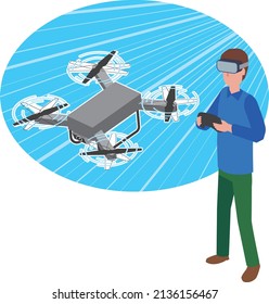 Imagen de la carrera de drones