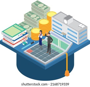 Image illustration of educational expenses