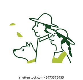 Image of illustration of farmer