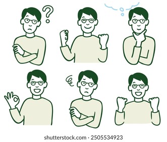 Image illustration of Father's pose