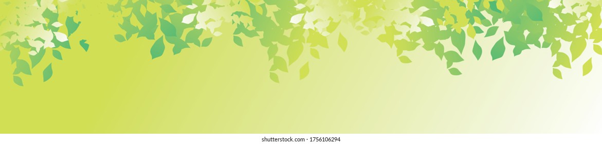 Image illustration of fresh green shining against the sun