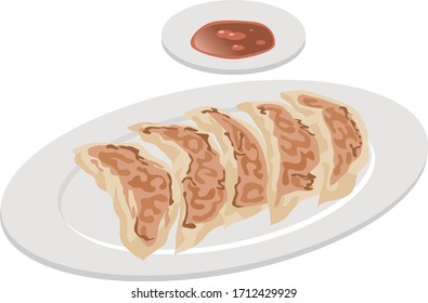 Image illustration of freshly made dumplings